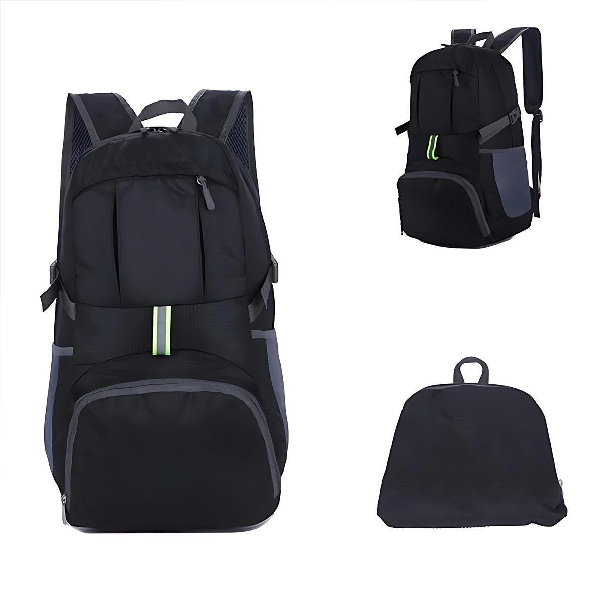 35L Light Foldable Waterproof Outdoor Sports Backpack Camping Hiking Travel Bag - Rose Red