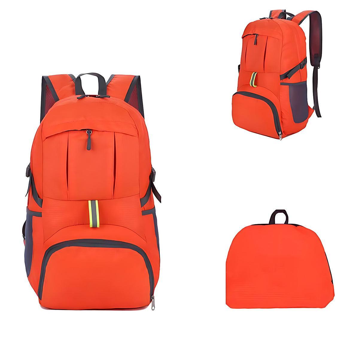 35L Light Foldable Waterproof Outdoor Sports Backpack Camping Hiking Travel Bag - Rose Red