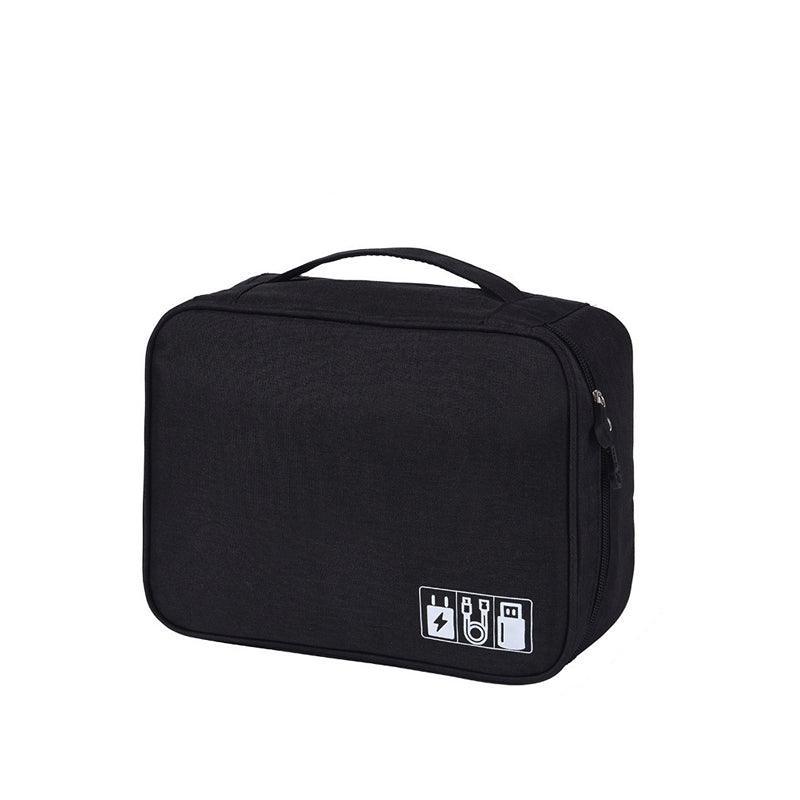 Cable Organizer Bag Charger Usb Electronic Accessories Storage Travel Case Au - Sky Blue