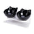 Double Cat Bowl Pet Bowls Stand Dog Elevated Feeder Food Water Raised Lifted Au - Transparency+Transparency