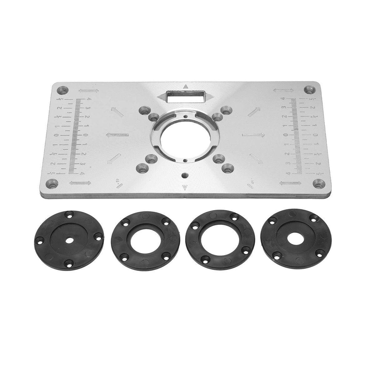 Woodworking Tools Router Table Flip Board Insert Plate for Trimming Machine Use