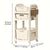 Mobile Storage Trolley Rolling Utility Cart Heavy Duty Organizer with Wheels