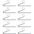 10PCS Goose Shaped Pants Rack Non Slip Z Shaped Pants Clip Wardrobe Storage Clip