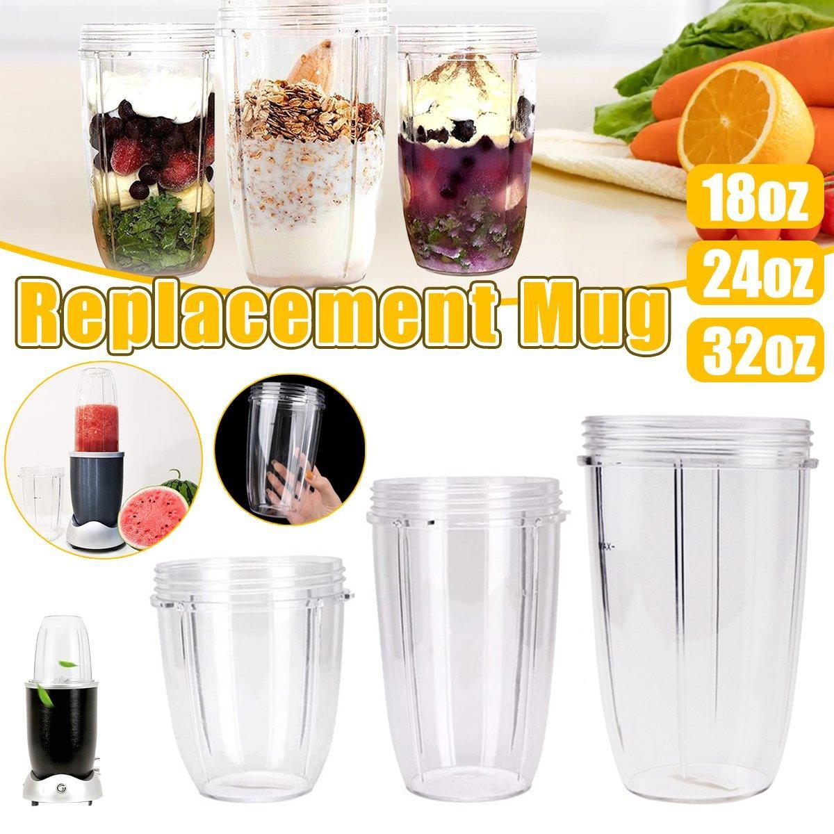 Blender Cups 32OZ 24OZ 18OZ Replacement Accessories Juicer Ice Crushing Blades - 24oz
