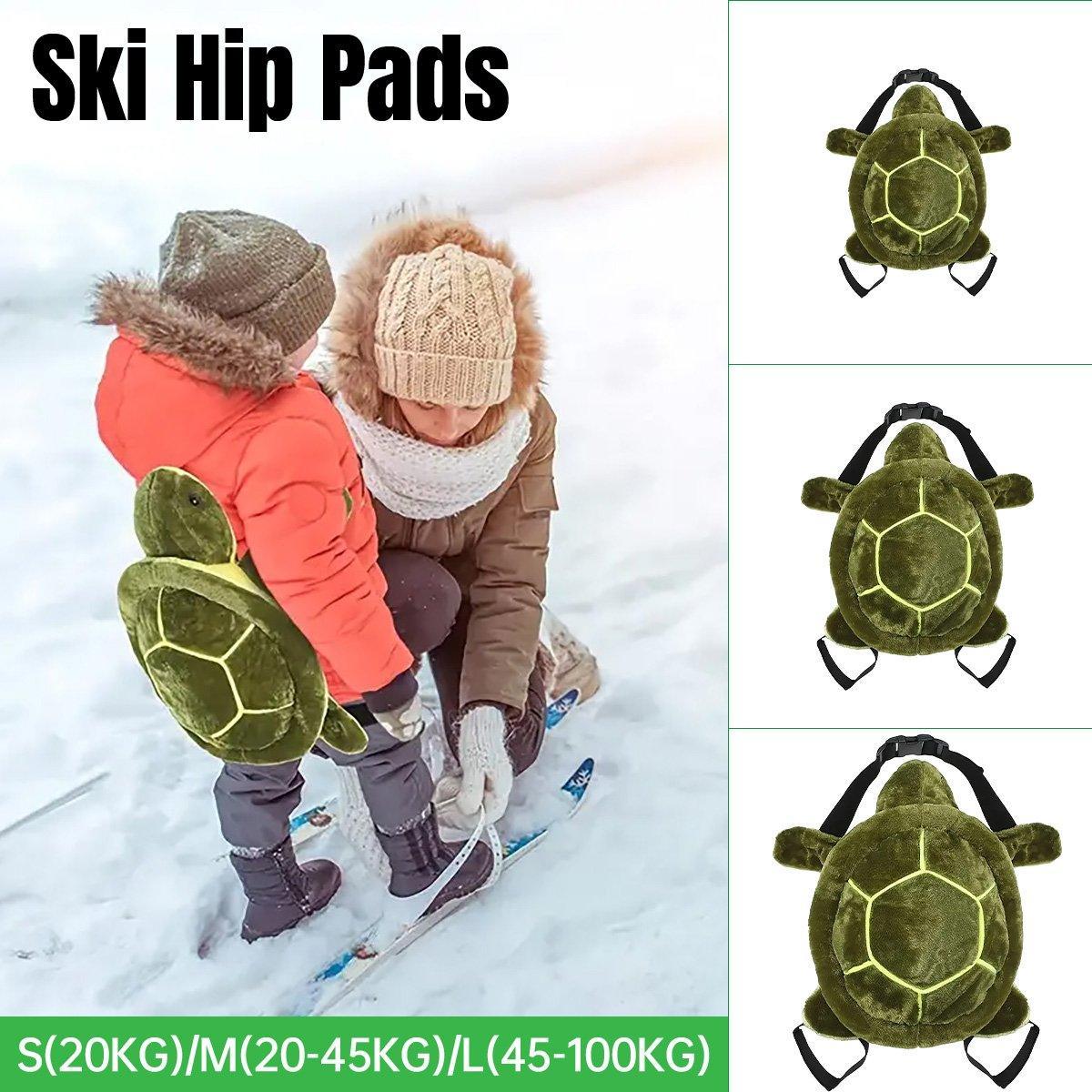 Ski Protection Plush Hip Pad Cartoon Turtle Skateboard Mat Snowboarding Gear - S