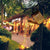Solar Led Watering Can String Light Outdoor Garden Art Waterfall Lamp Decoration - Style A: Shower + Lamp