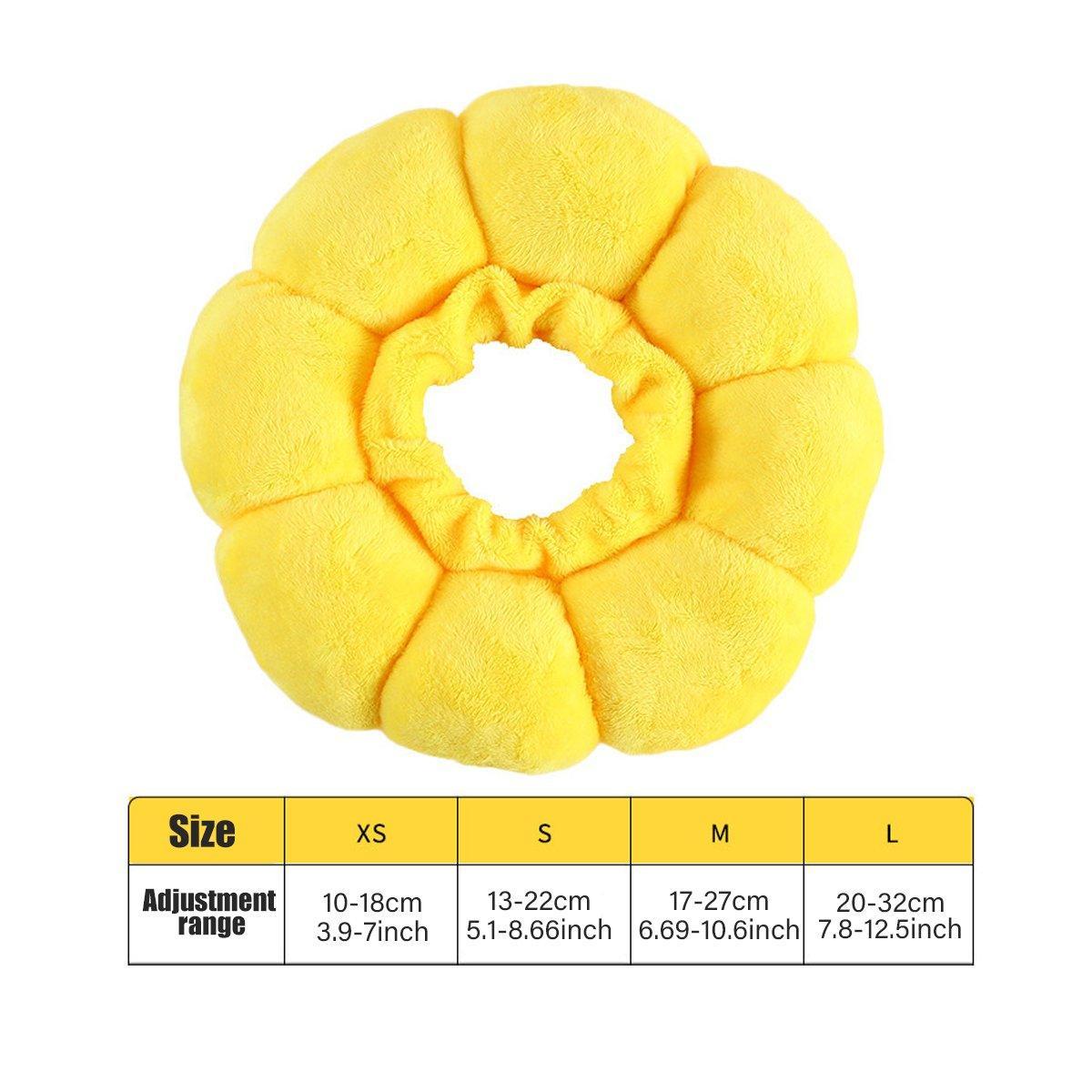 Sunflower Elizabeth Collar for Cats and Dogs Anti Licking Sterilization Headgear - L