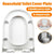 Toilet Seat Cover Universal Toilet Lid Cover Replacement Bathroom Seat Cover