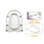 Toilet Seat Cover Universal Toilet Lid Cover Replacement Bathroom Seat Cover
