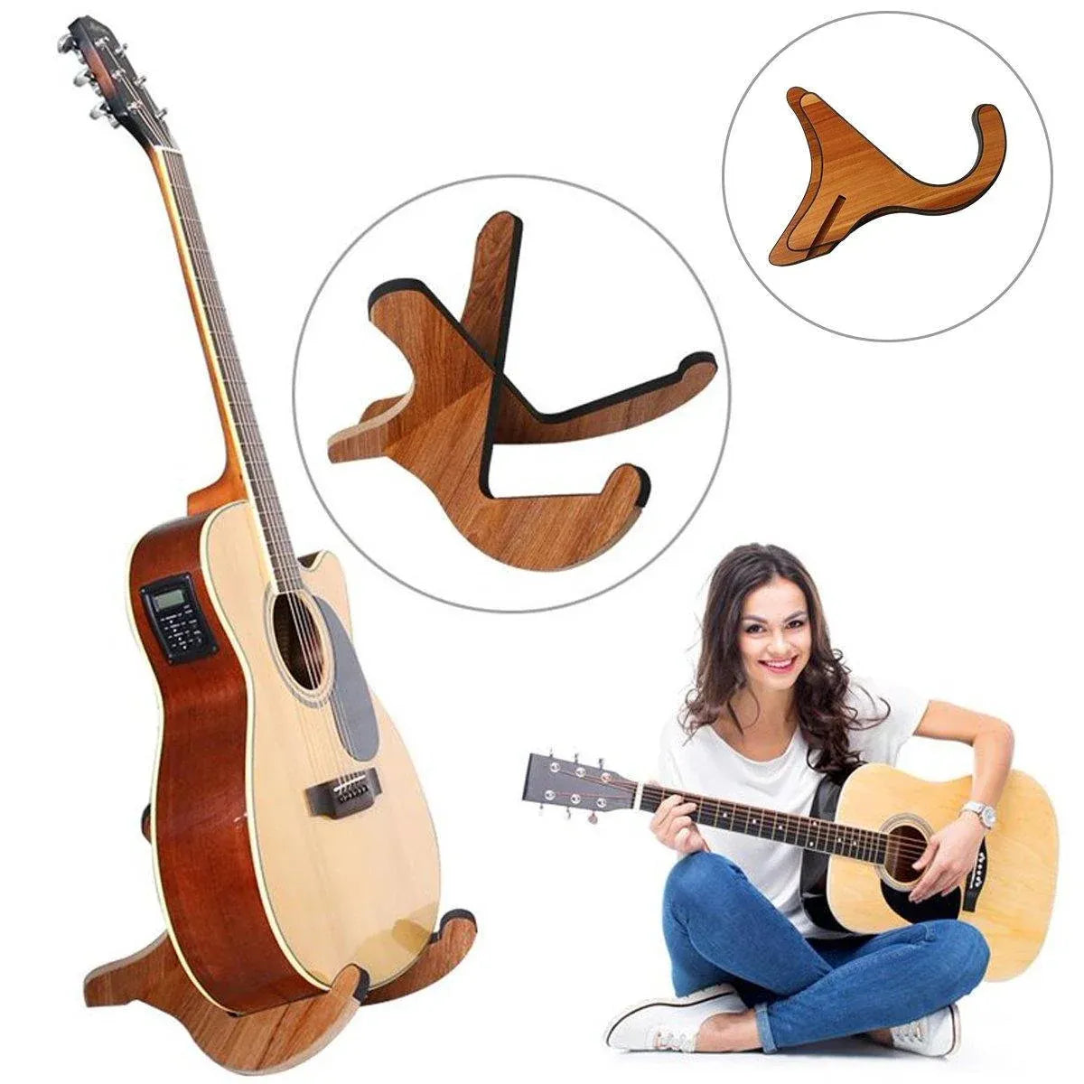 1-Piece Folding Stand for Small String Instruments