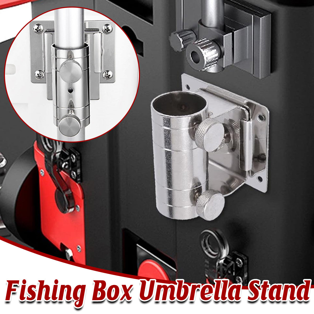 High Strength Adjustable Stainless Steel Umbrella Holder Bracket Stand Base