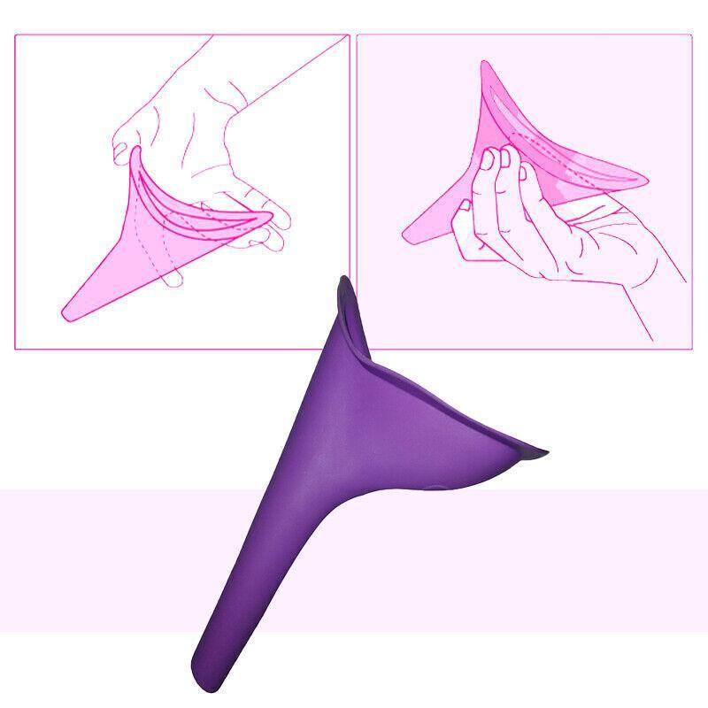 Portable Camping Female Her She Urinal Funnel Ladies Woman Urine Wee Loo Travel