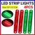 4PCS Marine LED Navigation Strip Lights Red and Green Waterproof 12–24V Compatible