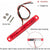 4PCS Marine LED Navigation Strip Lights Red and Green Waterproof 12–24V Compatible