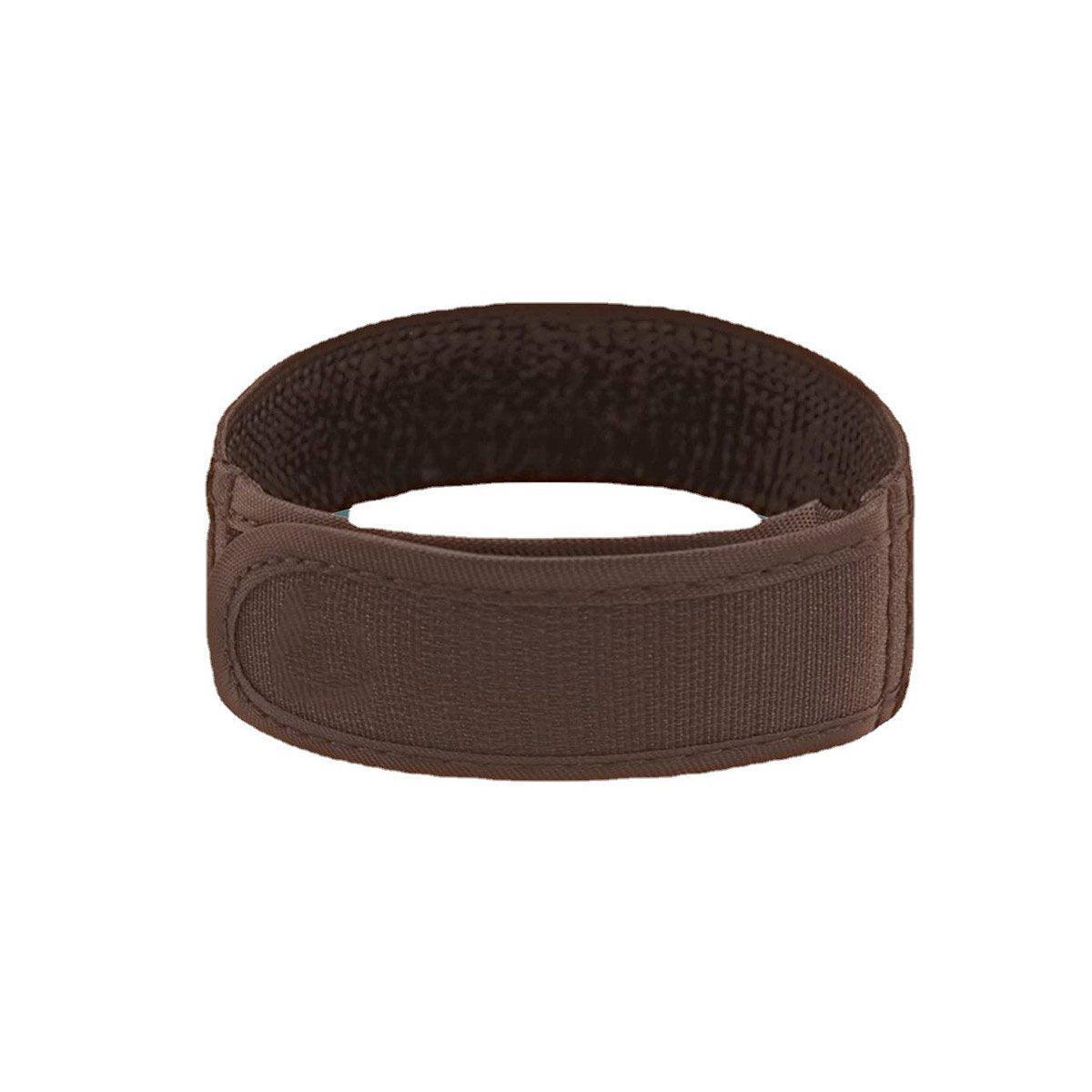 Adjustable Elastic Nylon Belt No Buckle Velcro Leisure Convenient Waistband - Black-M