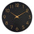 12 Inch Digital Wall Clock Simple Hanging Watch for Living Room Home Decoration - Black