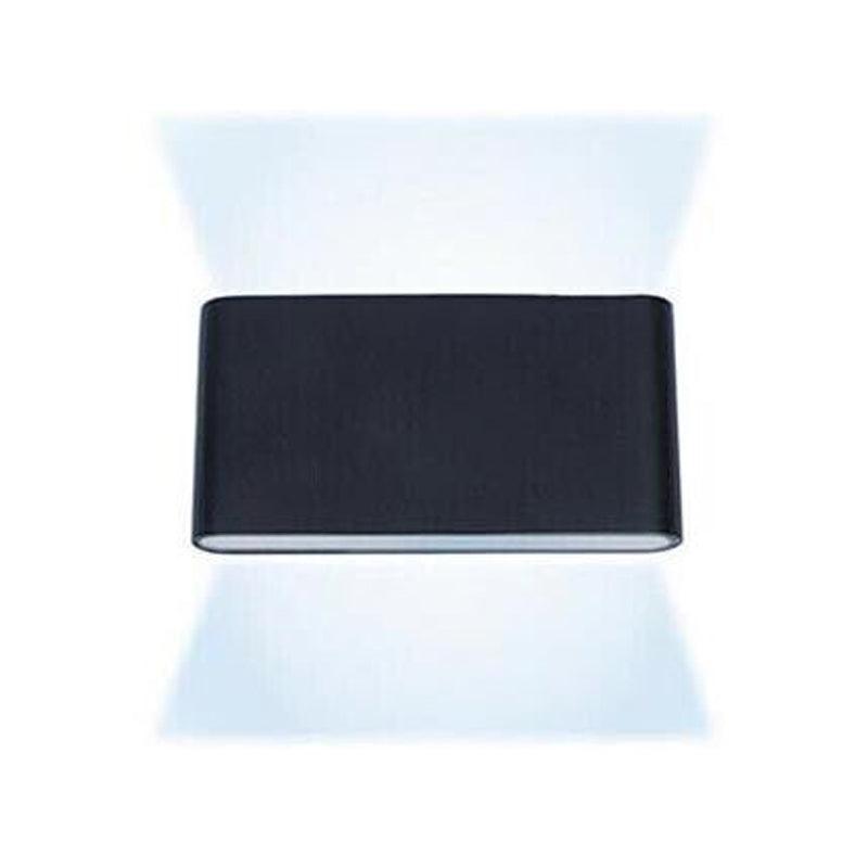 LED Wall Light IP65 Waterproof Modern Up Down Outdoor Indoor Sconce Lamp - Wall Light-Black-Cool