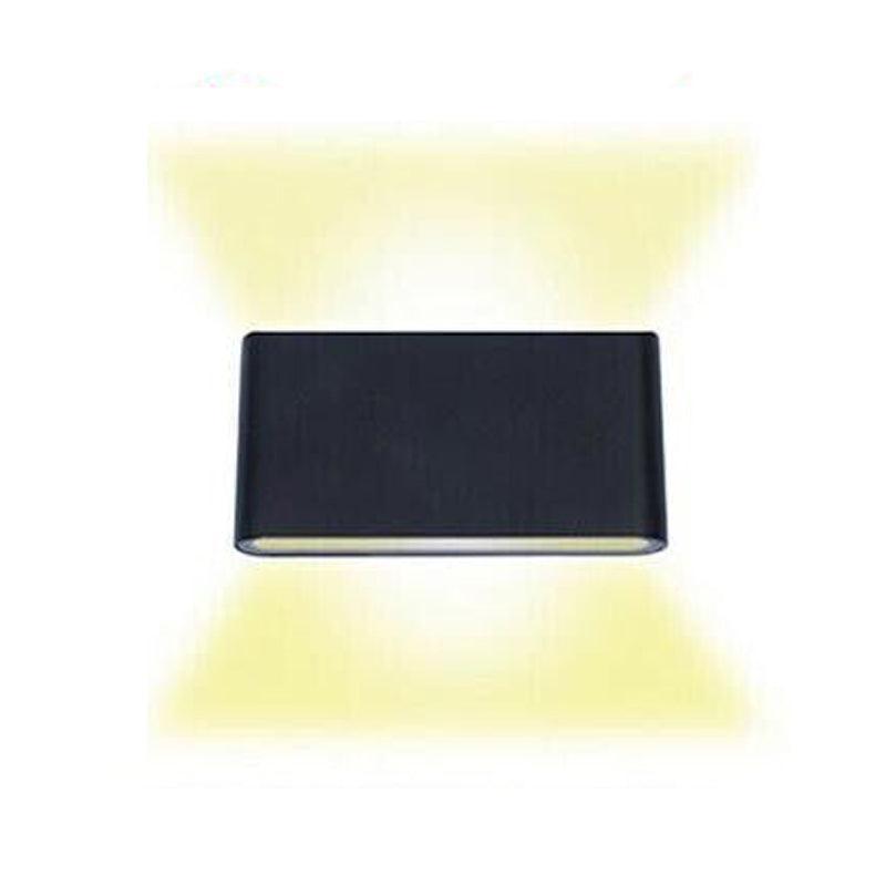 LED Wall Light IP65 Waterproof Modern Up Down Outdoor Indoor Sconce Lamp - Wall Light-White-Warm