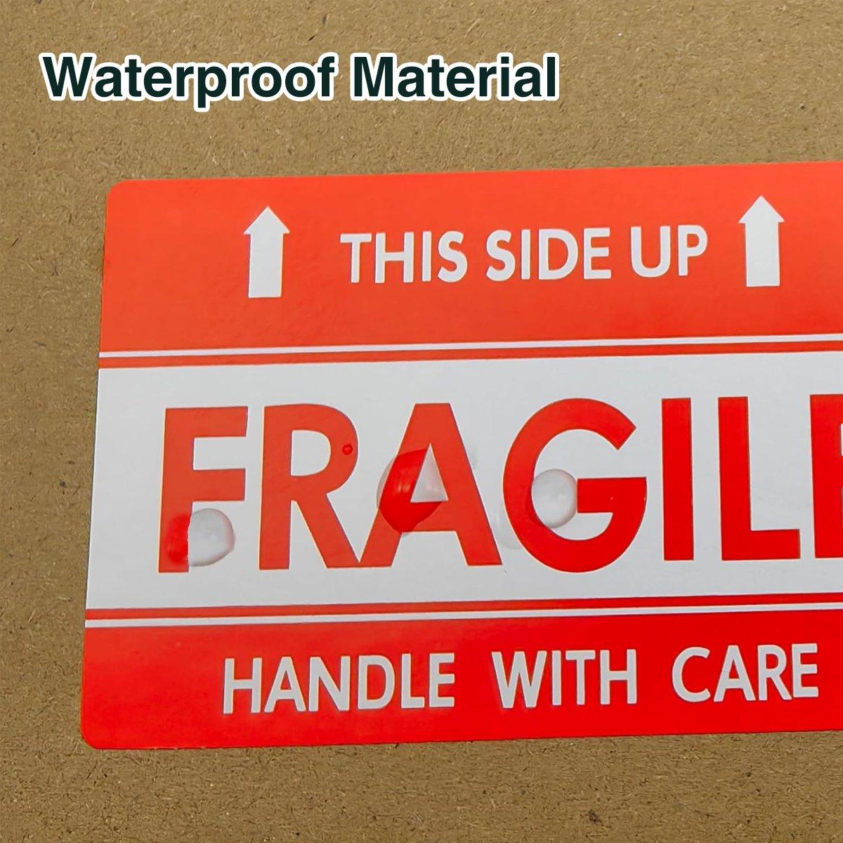500pcs Fragile Stickers Careful Warning Labels for Packaging Protection