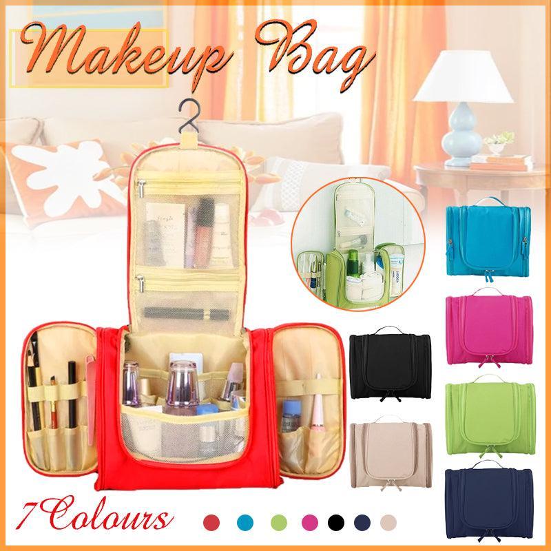 Makeup Bag Hanging Travel Toiletry Cosmetic Organizer Wash Bag Waterproof - Green