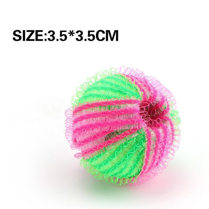 6PCS Reusable Laundry Hair Removal Balls for Lint Fluff Pet Hair Cleaning 3.5cm