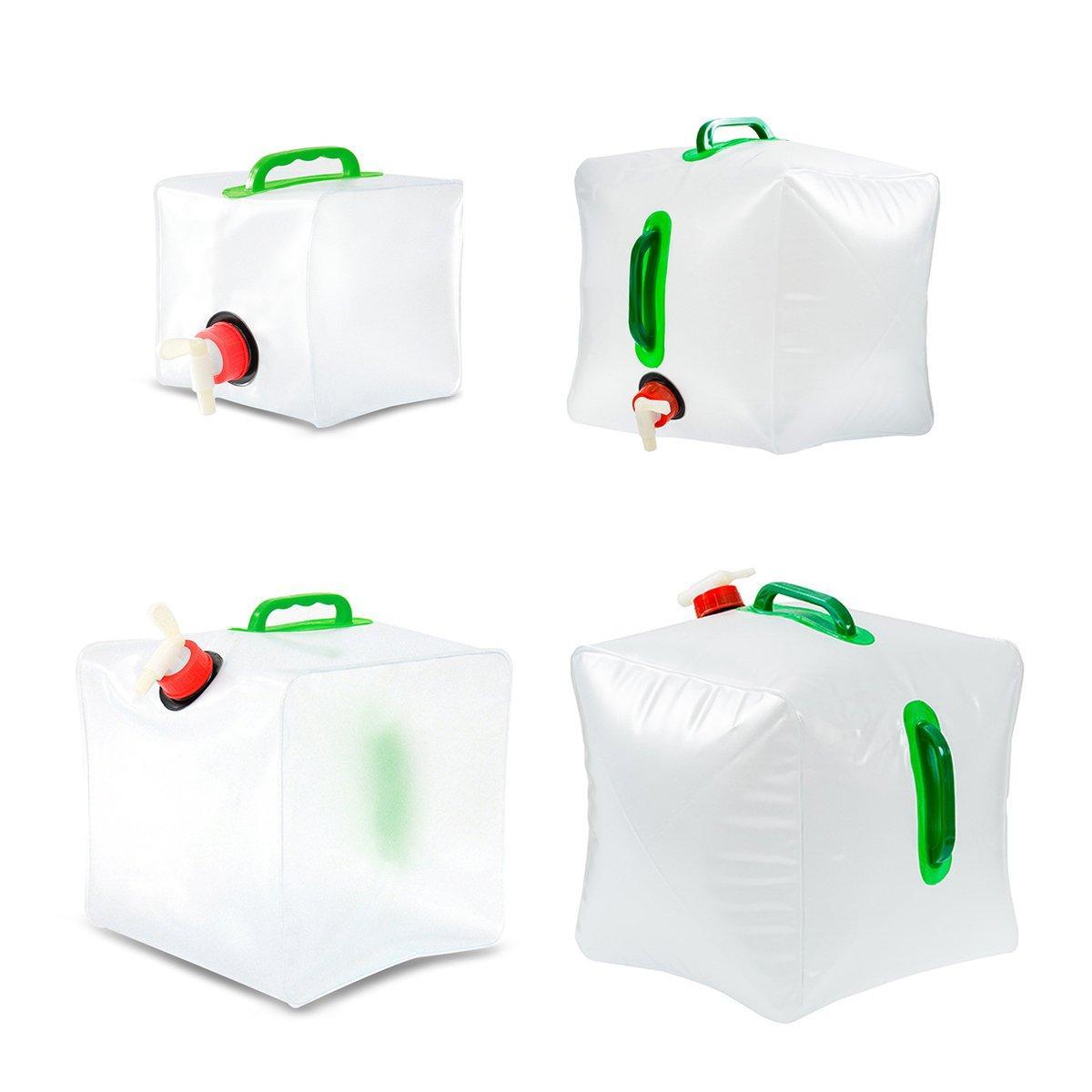 Portable Folding Water Bag Compression Bucket Outdoor Sports Cycling Equipment - 20L