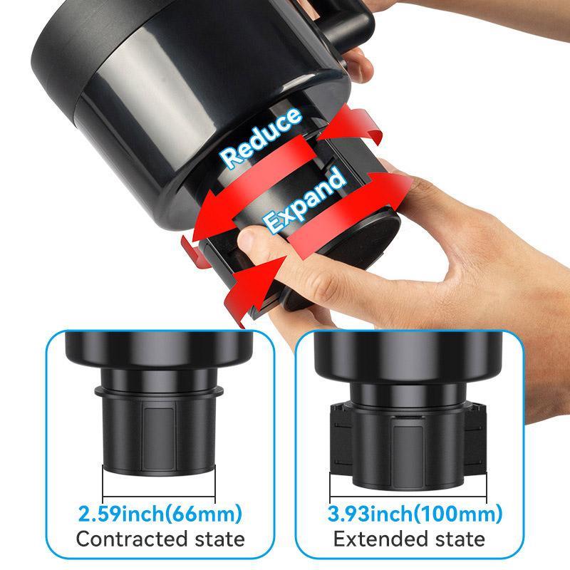 2 in 1 Car Phone Holder and Cup Holder Drink Organiser Water Bottle Holder