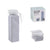 620ml Silicone Folding Water Bottle Food Grade Outdoor Sports Kettle High Temp - Gray