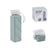 620ml Silicone Folding Water Bottle Food Grade Outdoor Sports Kettle High Temp - Gray