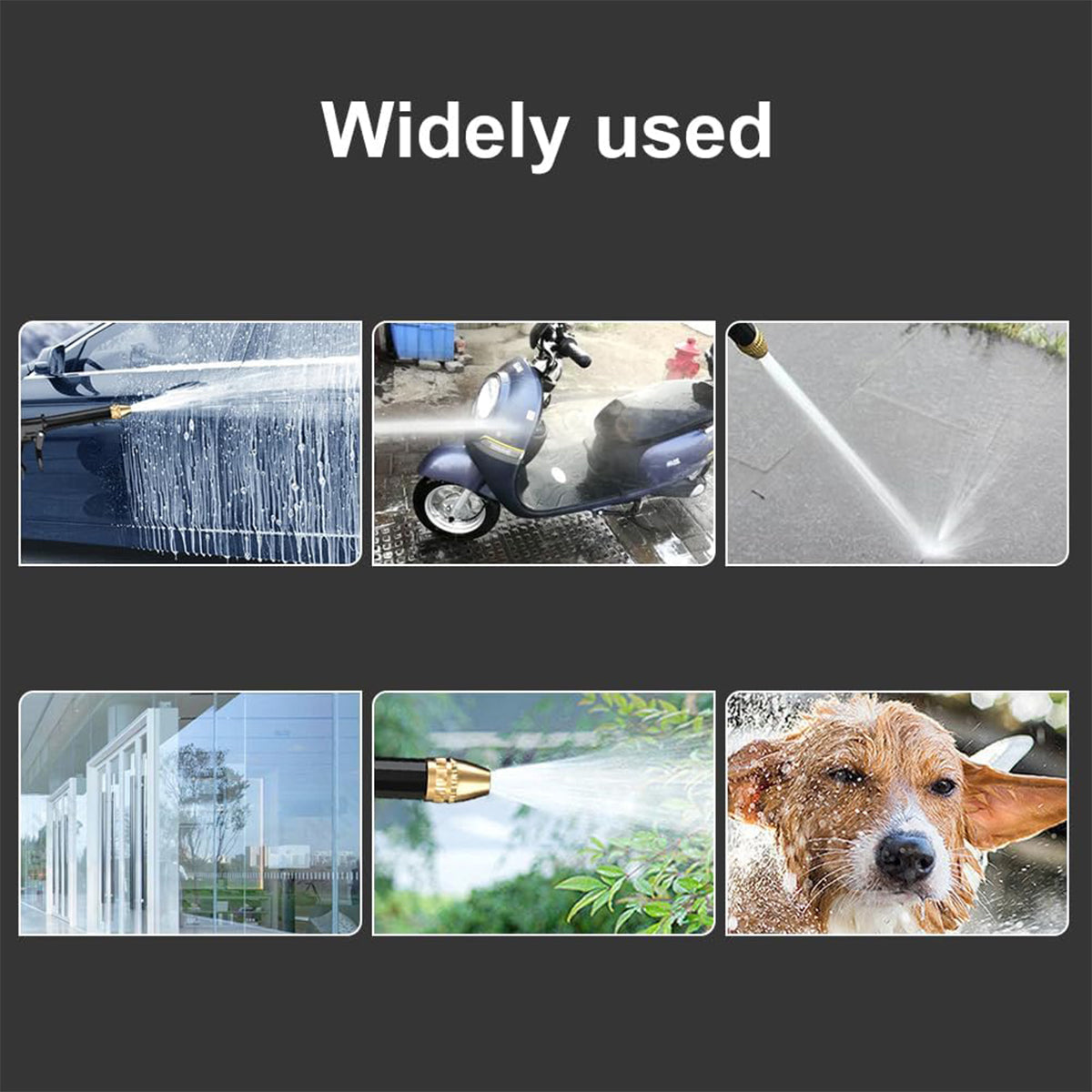 Household Car Wash Water Sprayer Garden Cleaning Nozzle for Car and Flower Watering - Cleaning Water Gun Only