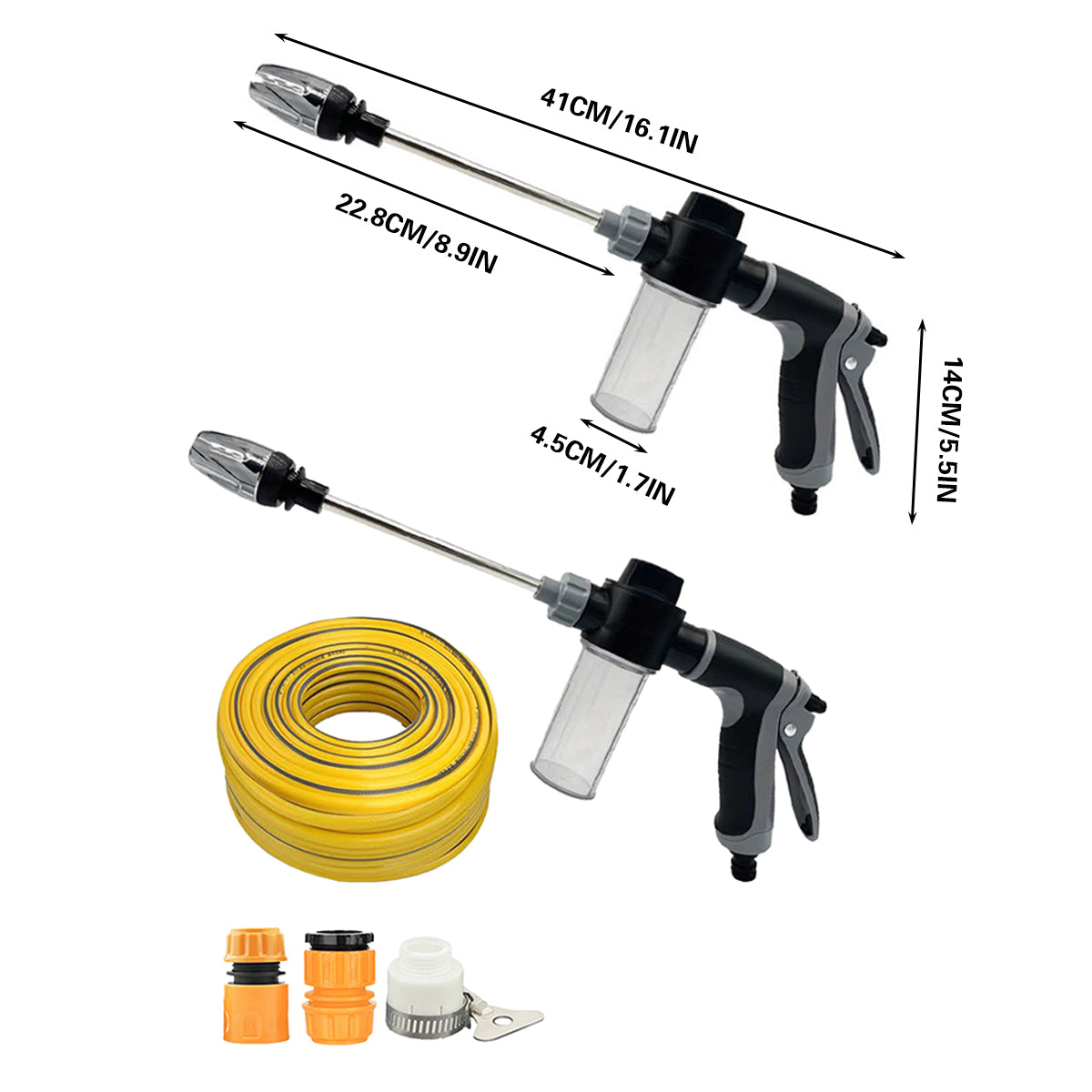 High Pressure Long Pole Water Spray Nozzle Household Car Wash Cleaning Sprayer - Car Wash Sprayer Only