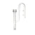 Aquarium Glass Inlet Outlet Pipe Fish Tank Filter Oil Film Remover Plant Holder - Speaker outlet-12mm