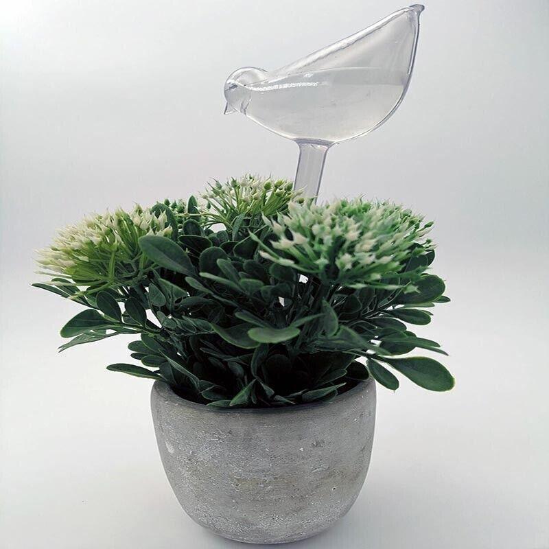 Automatic Self Plant Watering Glass Bulbs Water Feeder Indoor Irrigation Outdoor - Butterfly