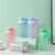 500ml Protein Powder Shake Ball Bottle Sport Mixer Shaker Mixing Drinking Cup - Purple