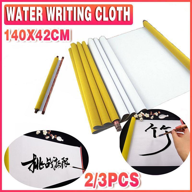 2-3PCS Chinese Magic Cloth Water Paper Calligraphy Fabric 1.4m Reusable Practice - 2x