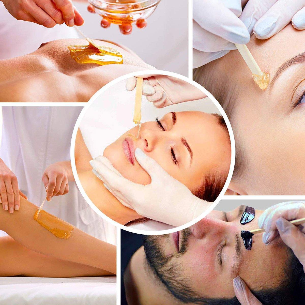 100pcs Beauty Shaving Wands Hair Removal Eyebrow Razors for Salon and Home Use - Thin