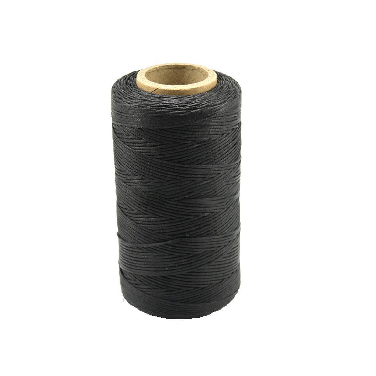 260m 150D Leather Sewing Waxed Thread Hand Stitching Craft Repair Cords 4Colours - Brown