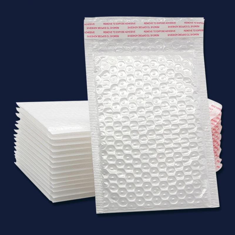 25PCS Poly Bubble Mailers Envelope Padded Bag White Cushioned Satchel 15 Sizes - 25PCS-15*40CM