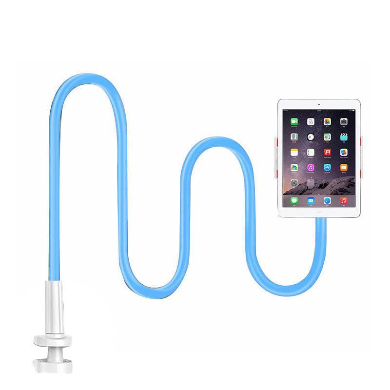 Adjustable Flexible Phone Tablet Holder with Clamp for Bed Desk Mount Use - White