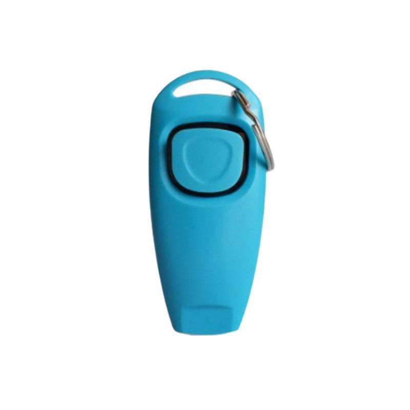 Dog Whistle and Clicker Set for Training Stop Barking Obedience Tool Combo - White