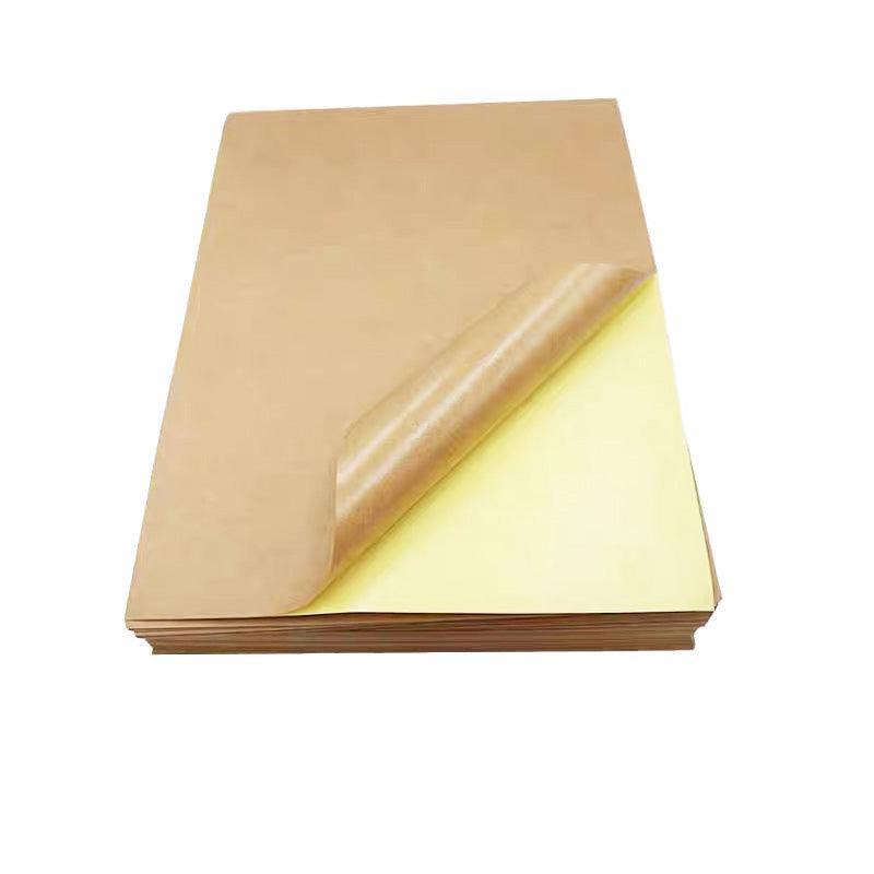 A4 Self Adhesive Sticker Paper Sheet Label Laser Inkjet Print Mailing Address - White Matte4*14-100PCS