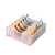 Foldable Drawer Organizer Divider Bra Sock Underwear Storage Closet Wardrobe - White Set of 3 Different Sizes