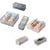 Foldable Drawer Organizer Divider Bra Sock Underwear Storage Closet Wardrobe - White with 7 Boxes