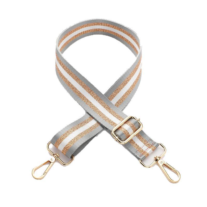 New Crossbody Bag Handbag Belt Satchel Wide Adjustable Canvas Shoulder Strap - Coffee