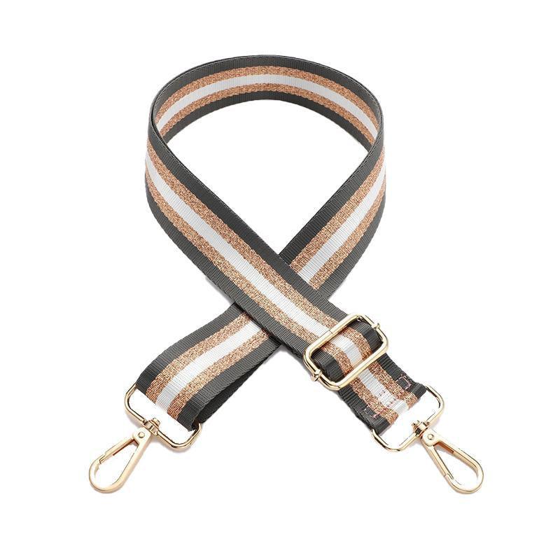 New Crossbody Bag Handbag Belt Satchel Wide Adjustable Canvas Shoulder Strap - Coffee