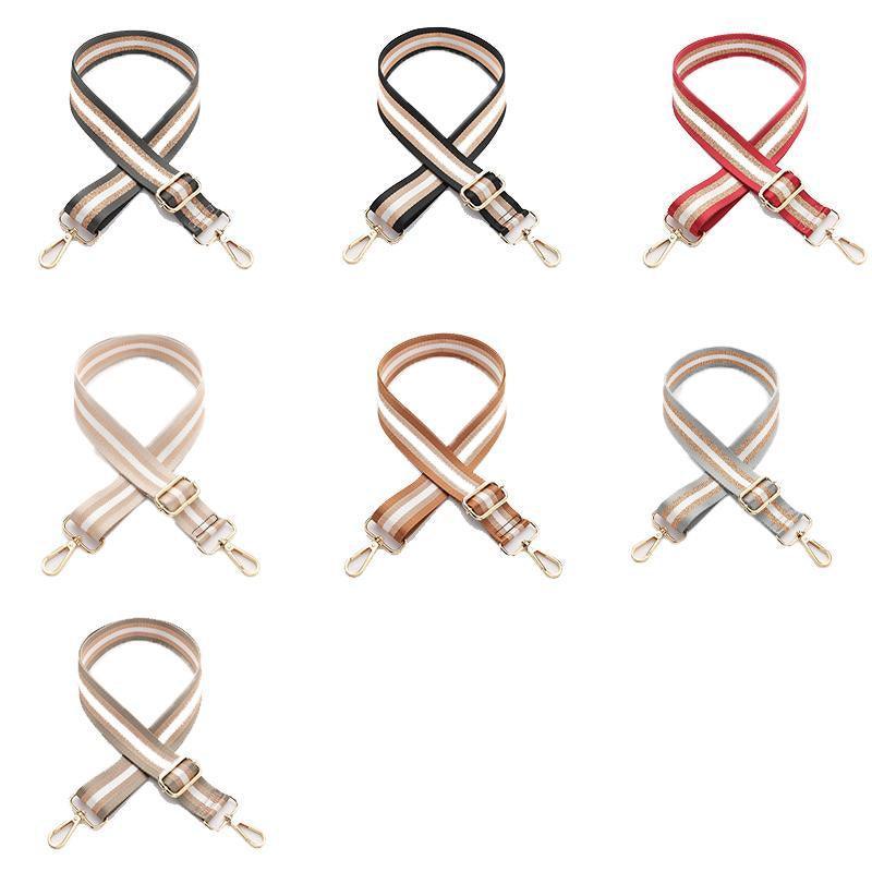 New Crossbody Bag Handbag Belt Satchel Wide Adjustable Canvas Shoulder Strap - Grey