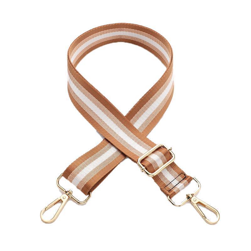 New Crossbody Bag Handbag Belt Satchel Wide Adjustable Canvas Shoulder Strap - Grey