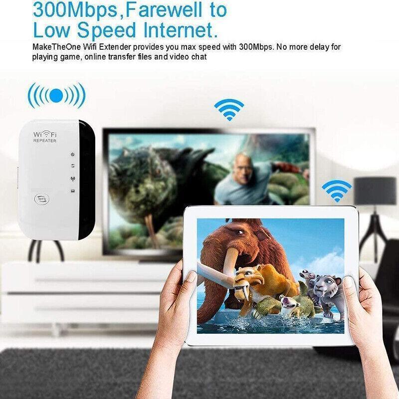 WiFi Extender 300Mbps Wireless Repeater Signal Booster Router Access Point