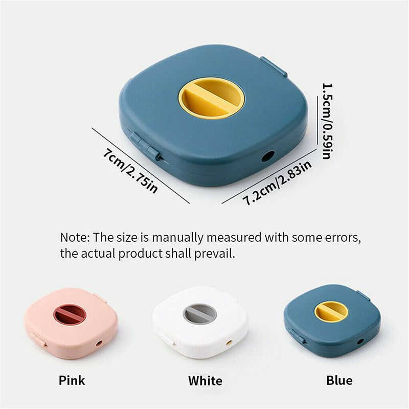 Case Cord Tangle Free Organizer Portable Earphones Manager Wire Winder Cable - Blue*1