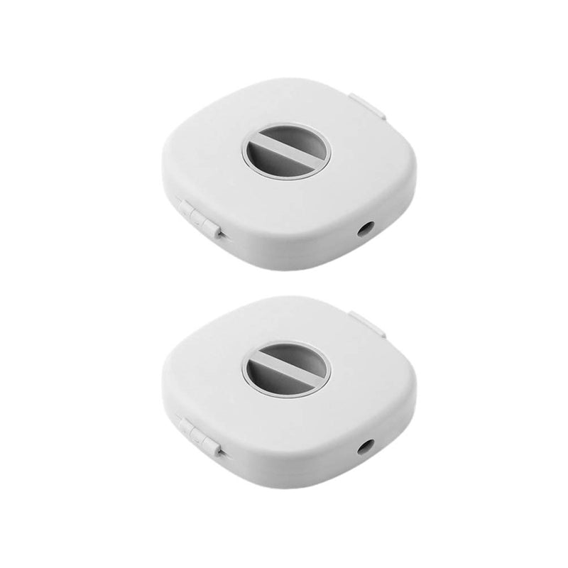 Case Cord Tangle Free Organizer Portable Earphones Manager Wire Winder Cable - Blue*1